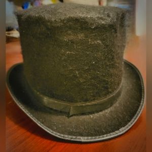 Black topper hat